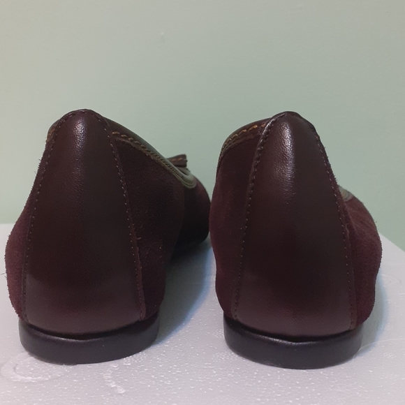 LeatherLoafer soft 100%Suede Leather Cushioned Padded penny Loafer Shoe 7us NEW - Picture 3 of 4